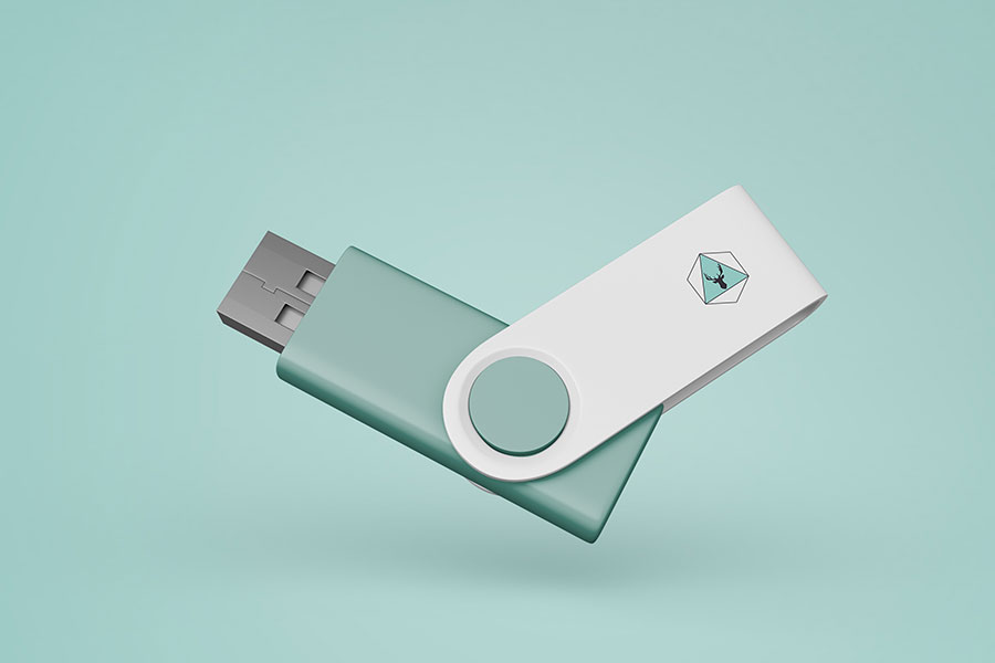 Clé USB avec impression logo